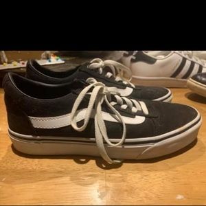 Black vans. Size 7.5